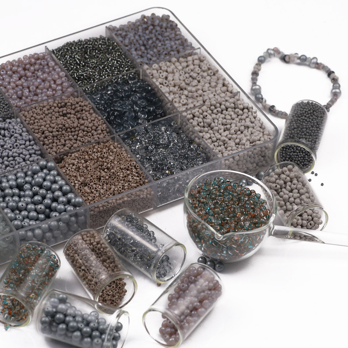 Bohemian Style Glass Seed Beads for Bracelet Making